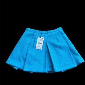 XS ZARA BLUE SKIRT NWT
